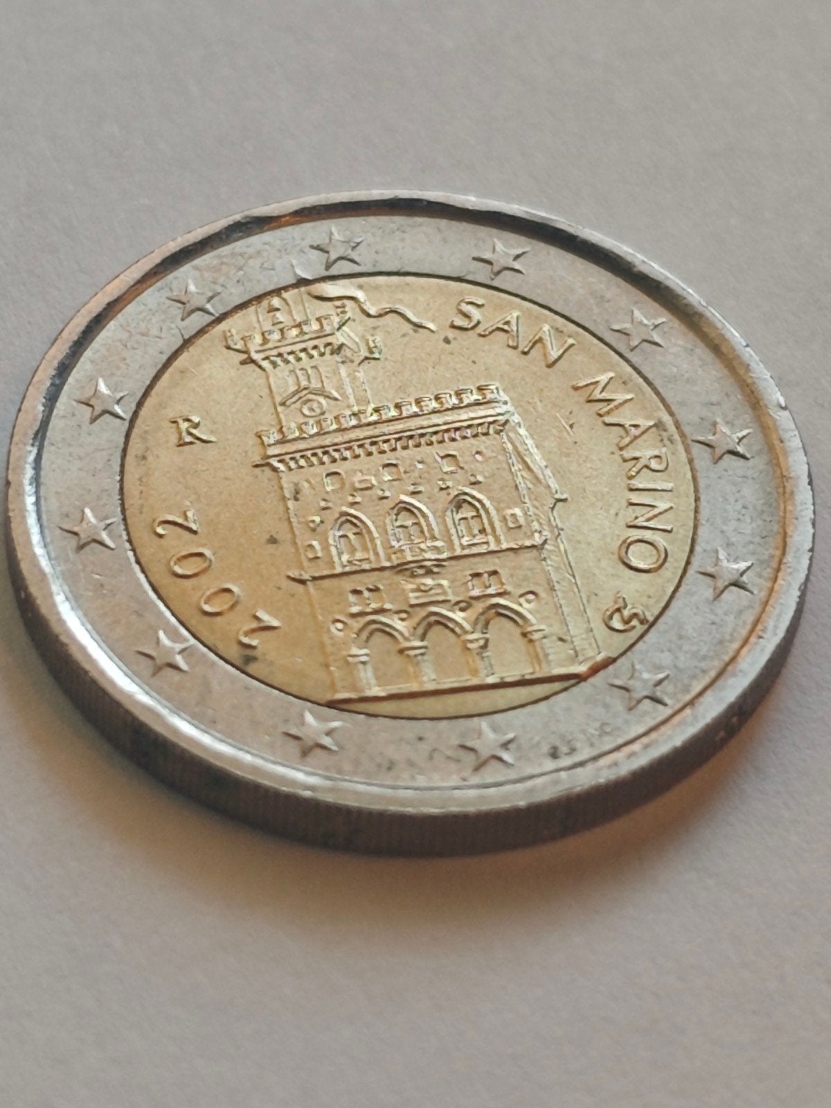 San Marino 2 Euro munt 2002 in nette staat, Ophalen of Verzenden, San Marino, 2 euro, Losse munt