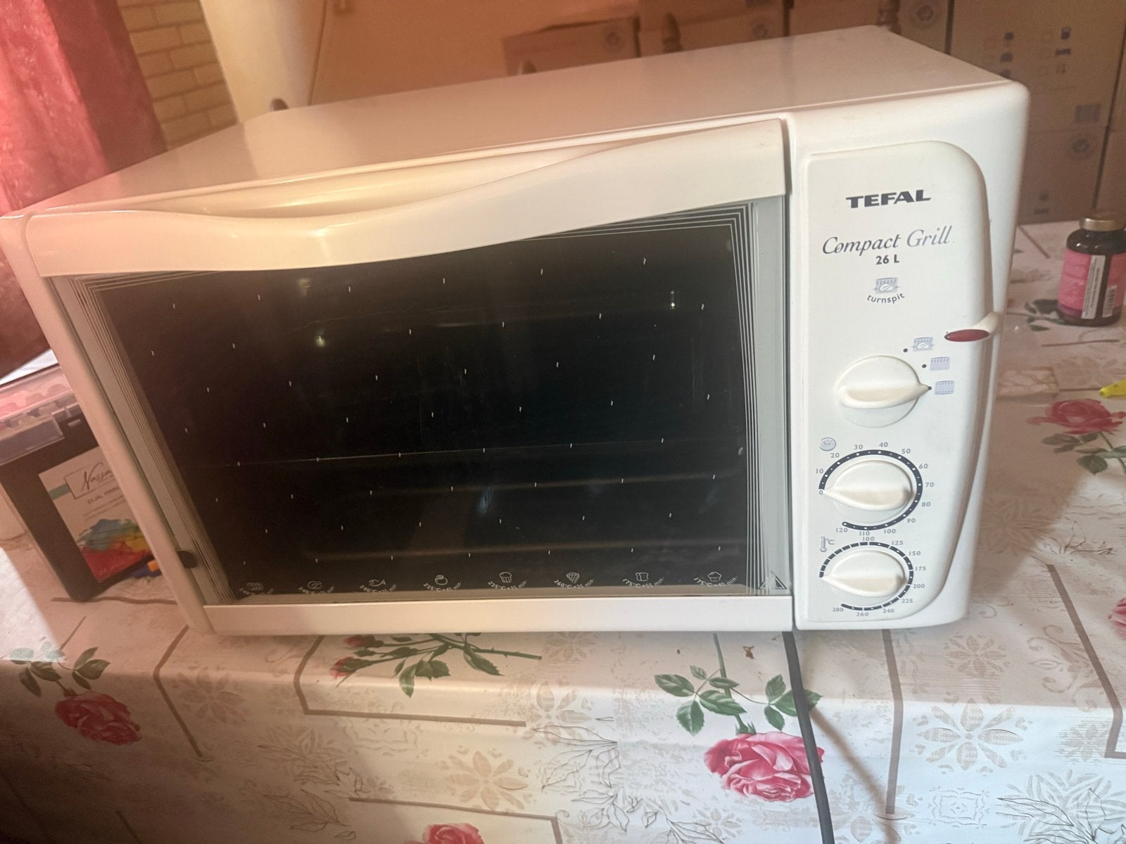Tefal Compact Grill 26 L Oven - Wit, Gebruikt, Minder dan 45 cm, Gebruikt, Tefal, Ophalen of Verzenden