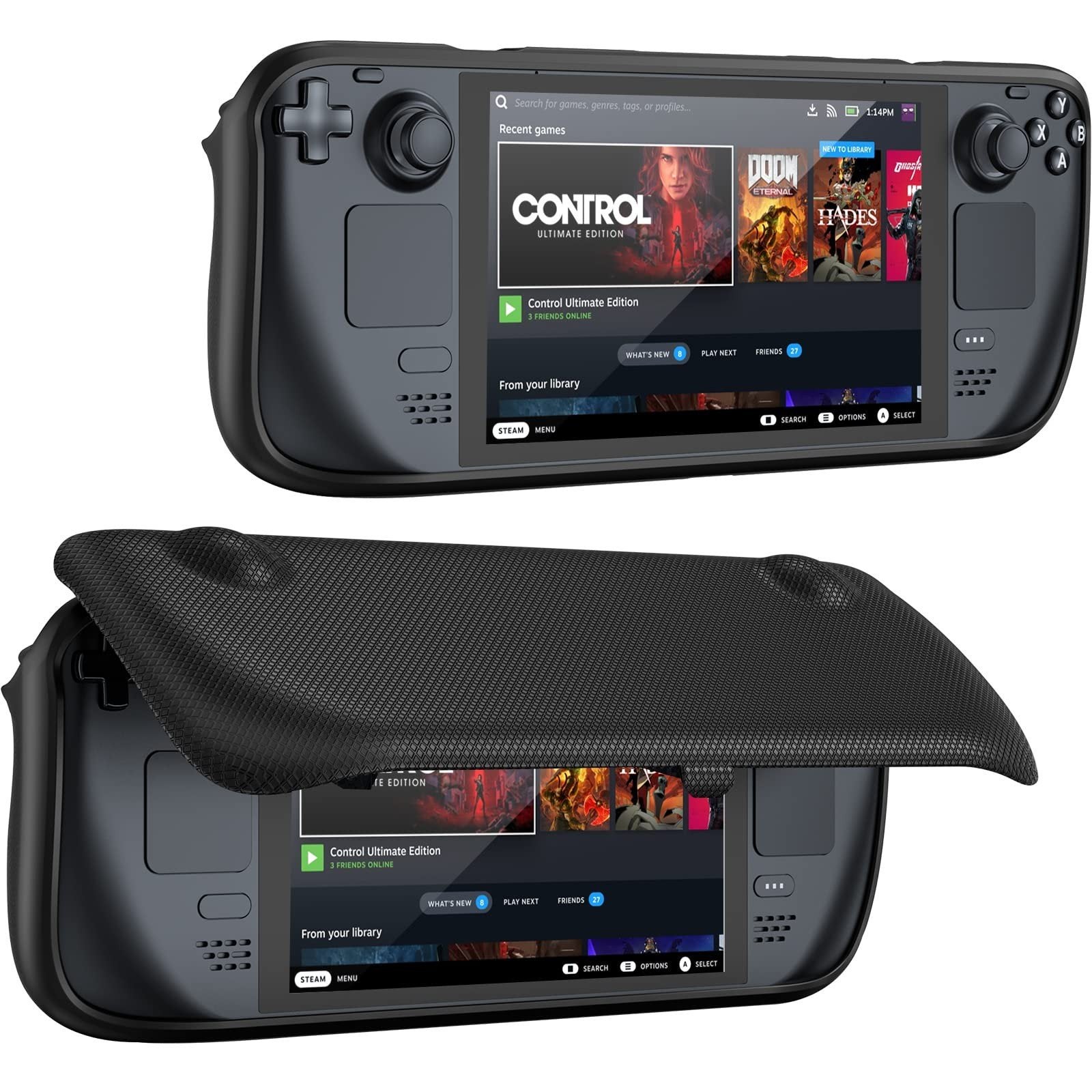 Steam Deck 256 GB met Protector Case