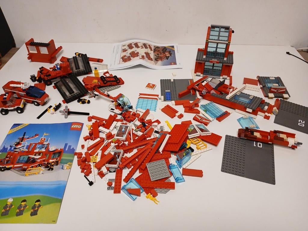 Lego brandweerkazerne, voertuigen onderdelen 6653, 670, 6651, Ophalen of Verzenden