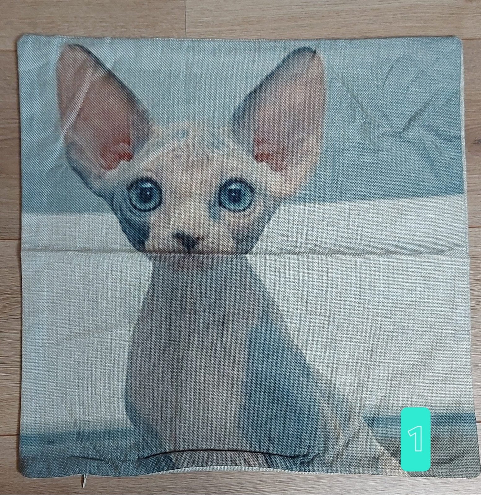 Sphynx, sphynx kat, sphynx kussenhoes, kat kussenhoes, Verzenden, Nieuw, Overige kleuren, Vierkant