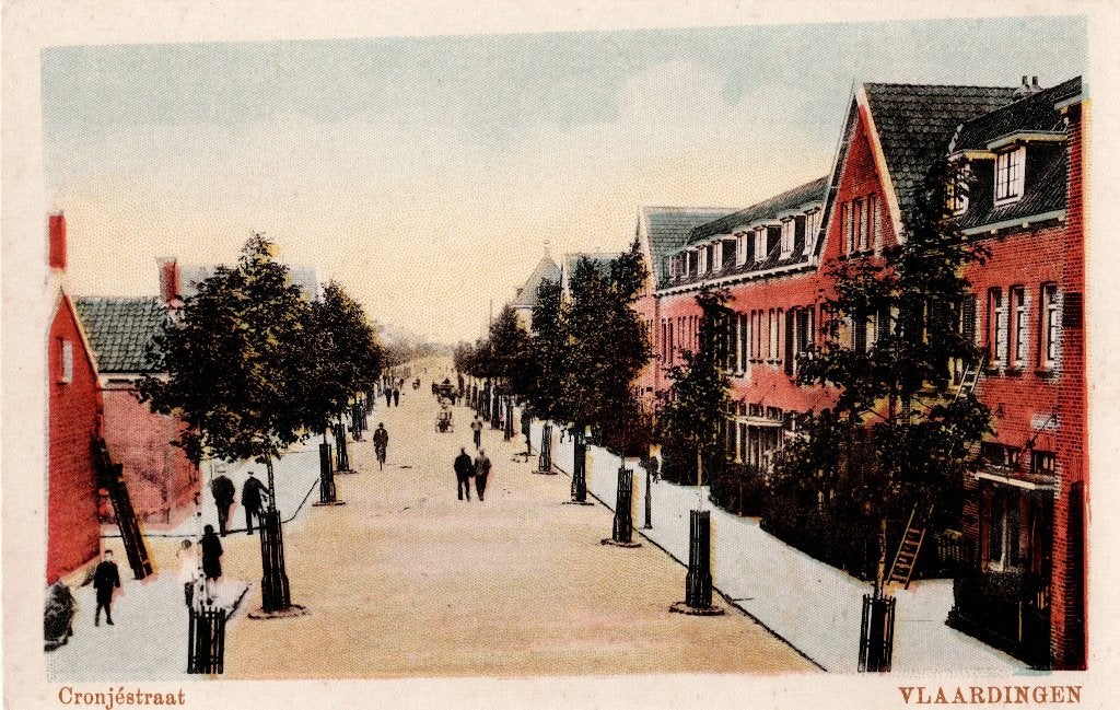 Vlaardingen – Cronjéstraat., Ophalen of Verzenden, 1920 tot 1940, Ongelopen, Zuid-Holland