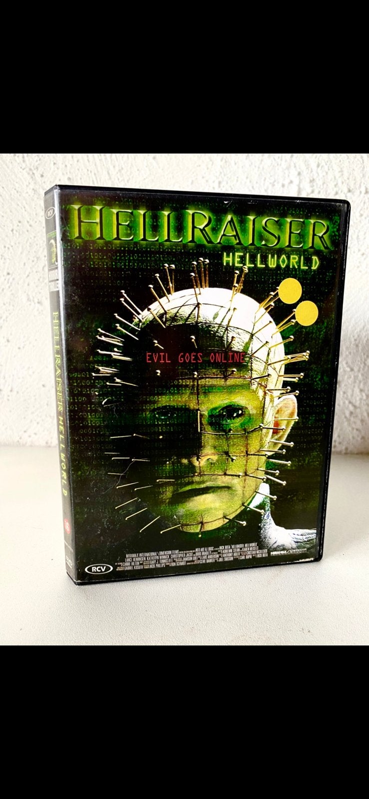 dvd:  ‘HELLRAISER dl.8: : HELLWORLD’  (2005), Engels, Vanaf 16 jaar, Nederlands, Ophalen of Verzenden