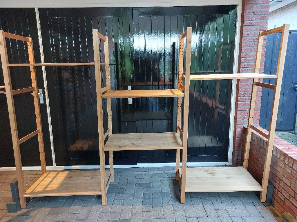Ikea Ivar stelling compleet met extra legplanken, Ophalen, Zo goed als nieuw