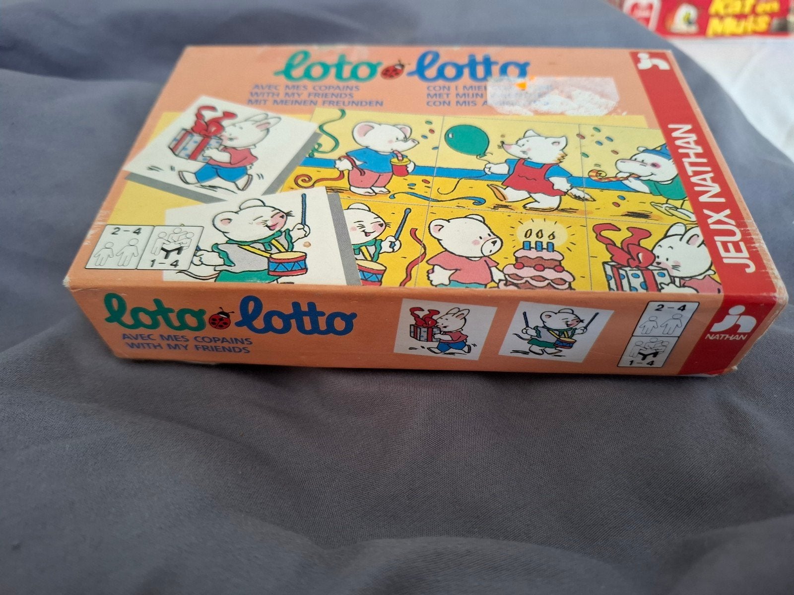 Loto Lotto: Avec Mes Copains - Gezelschapsspel, Drie of vier spelers, Ophalen of Verzenden, Gebruikt, Jeux Nathan