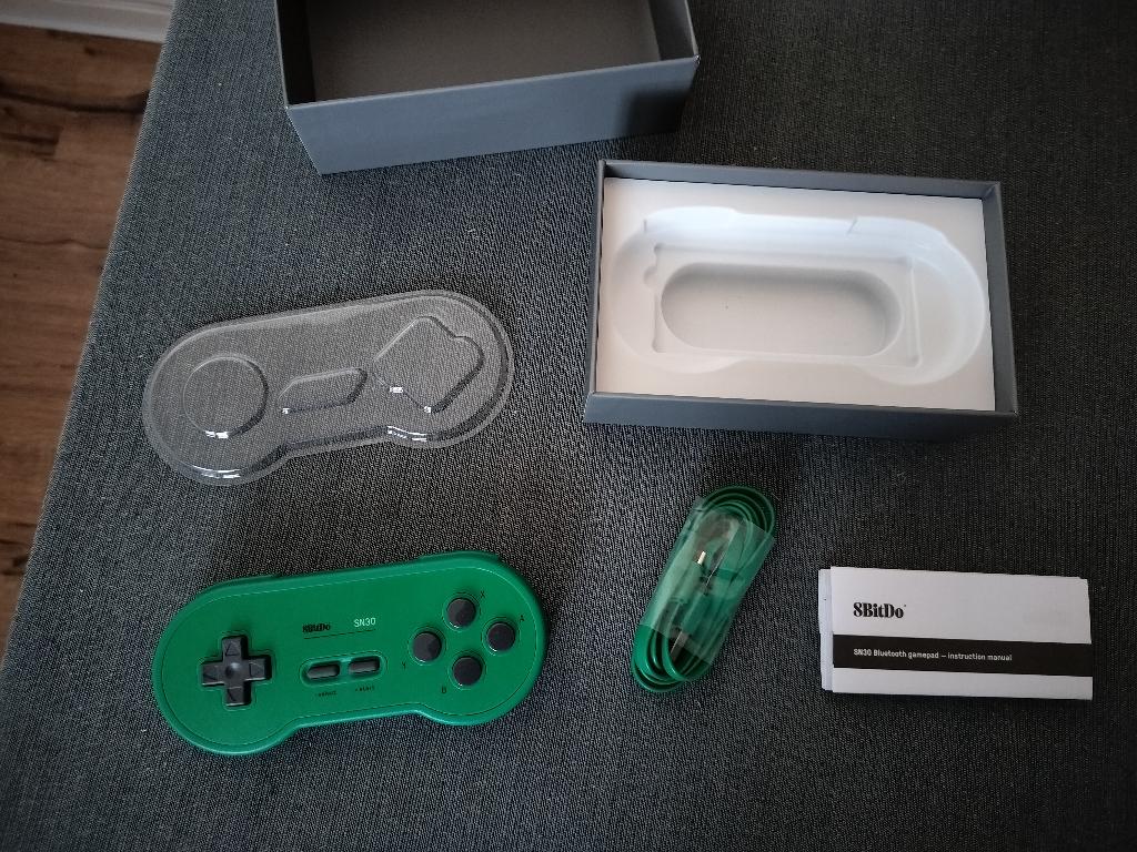 8Bitdo SN30 GP Color Edition Green, Ophalen of Verzenden, Zo goed als nieuw, 8Bitdo