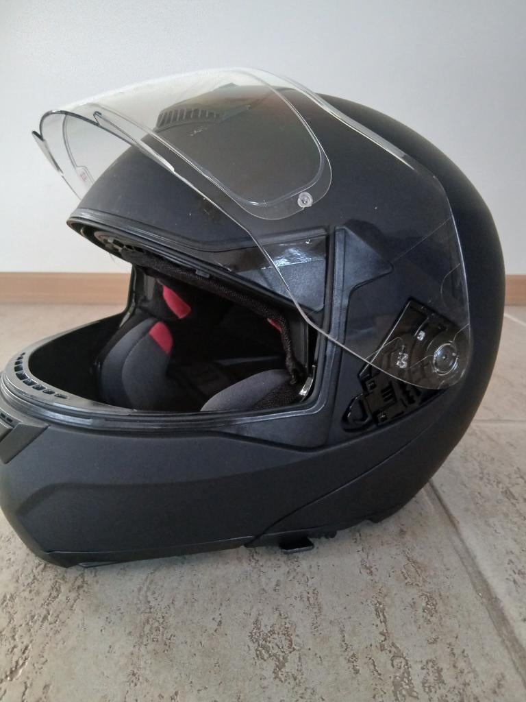 Crivit Systeemhelm ECE-R 22.05 XL 61cm met zonnevizier, Motoren, Kleding | Motorhelmen, Systeemhelm, XL, Tweedehands, Ophalen