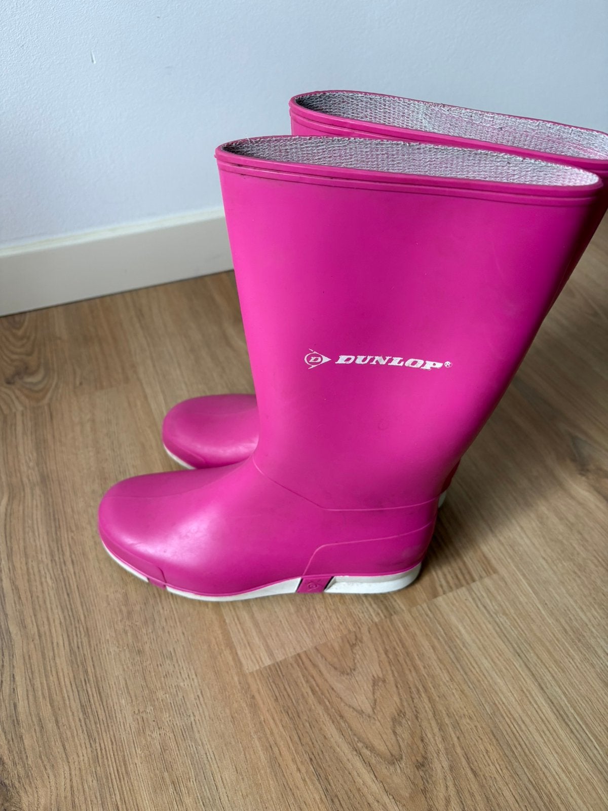 Dunlop regenlaarzen mt 35, Ophalen of Verzenden, Gebruikt, Meisje, Laarzen