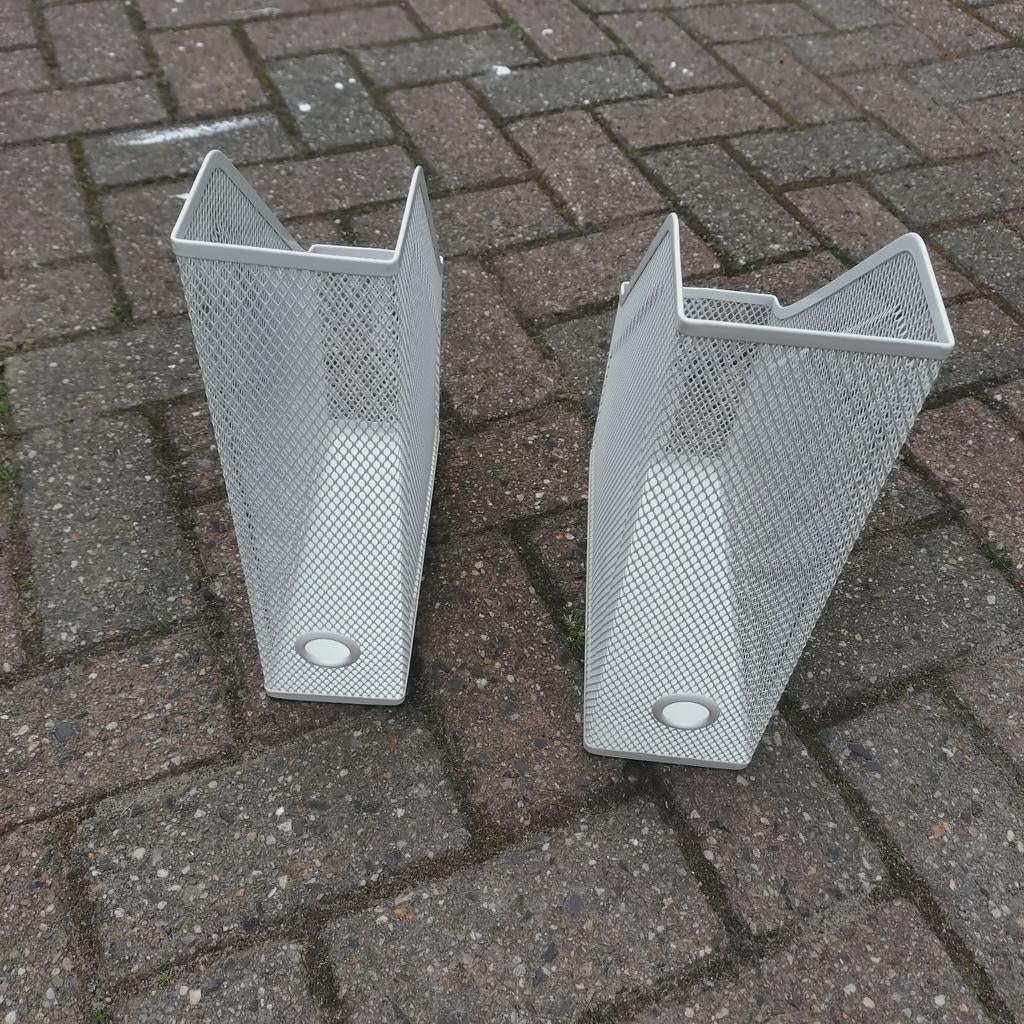 IKEA documentenbakken van metaalgaas (2 stuks), Ophalen of Verzenden, Gebruikt