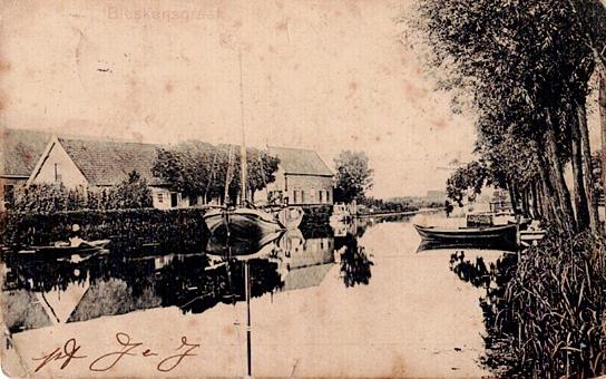 Bleskensgraaf, uitg. P. v. Essen, Molenaarsgraaf, Verzenden, Voor 1920, Gelopen, Zuid-Holland
