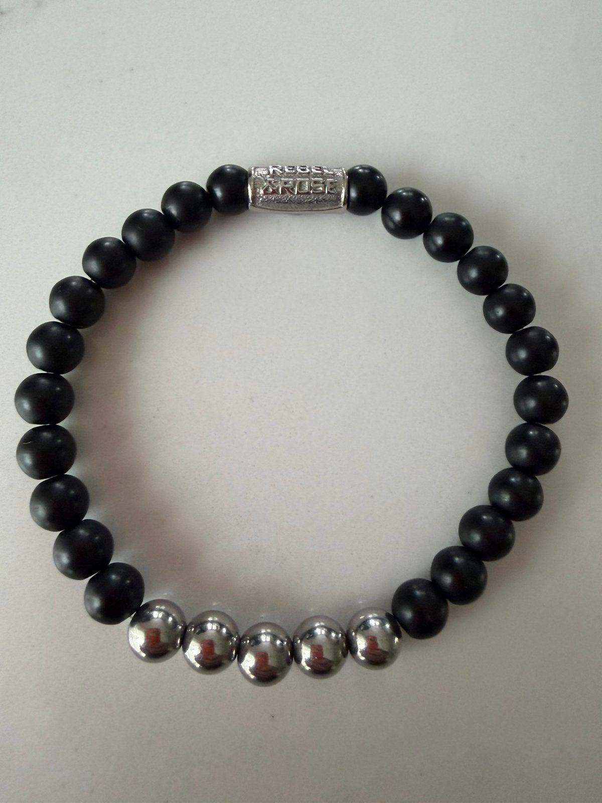 Rebel en Rose kralen zwart L+, Sieraden, Tassen en Uiterlijk, Ophalen of Verzenden, Zo goed als nieuw, Zwart