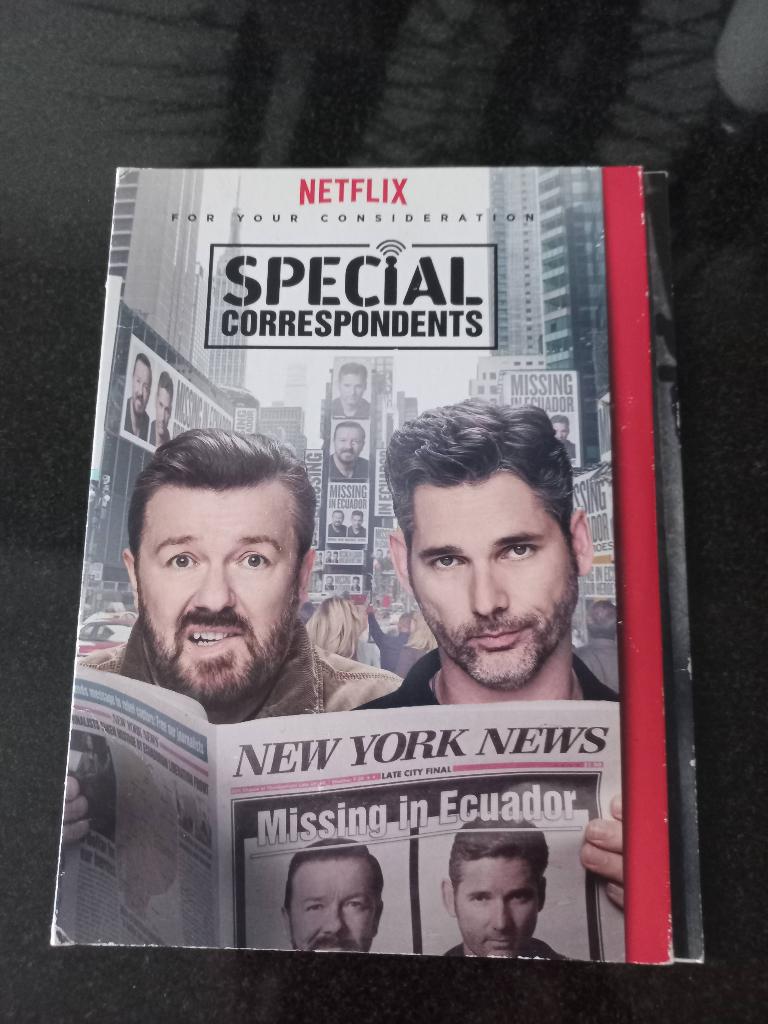 Special Correspondents (2016) PROMO DVD Ricky Gervais, Cd's en Dvd's, Alle leeftijden, Ophalen of Verzenden, Zo goed als nieuw