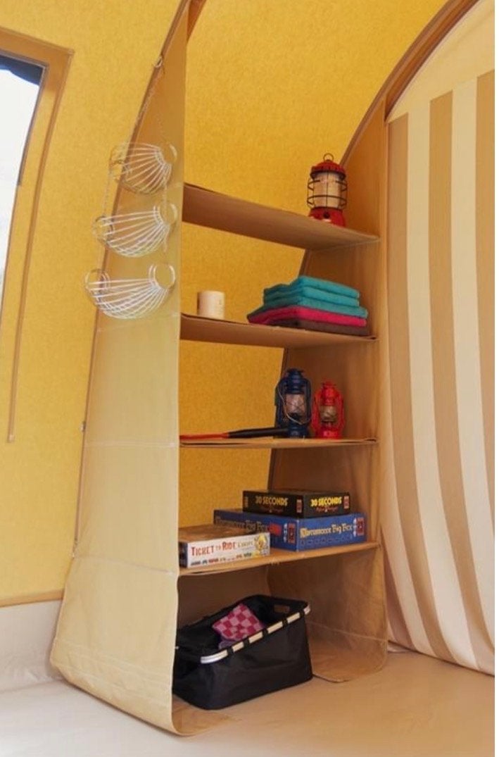 Karsten Lacerta Kastenwand - Beige Opbergrek voor Tent, Ophalen of Verzenden, Gebruikt
