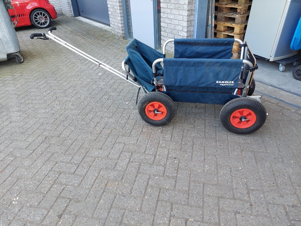 blauwe Rambler Explorer bolderwagen / bolderkar / KDV-wagen, Ophalen of Verzenden, Zo goed als nieuw