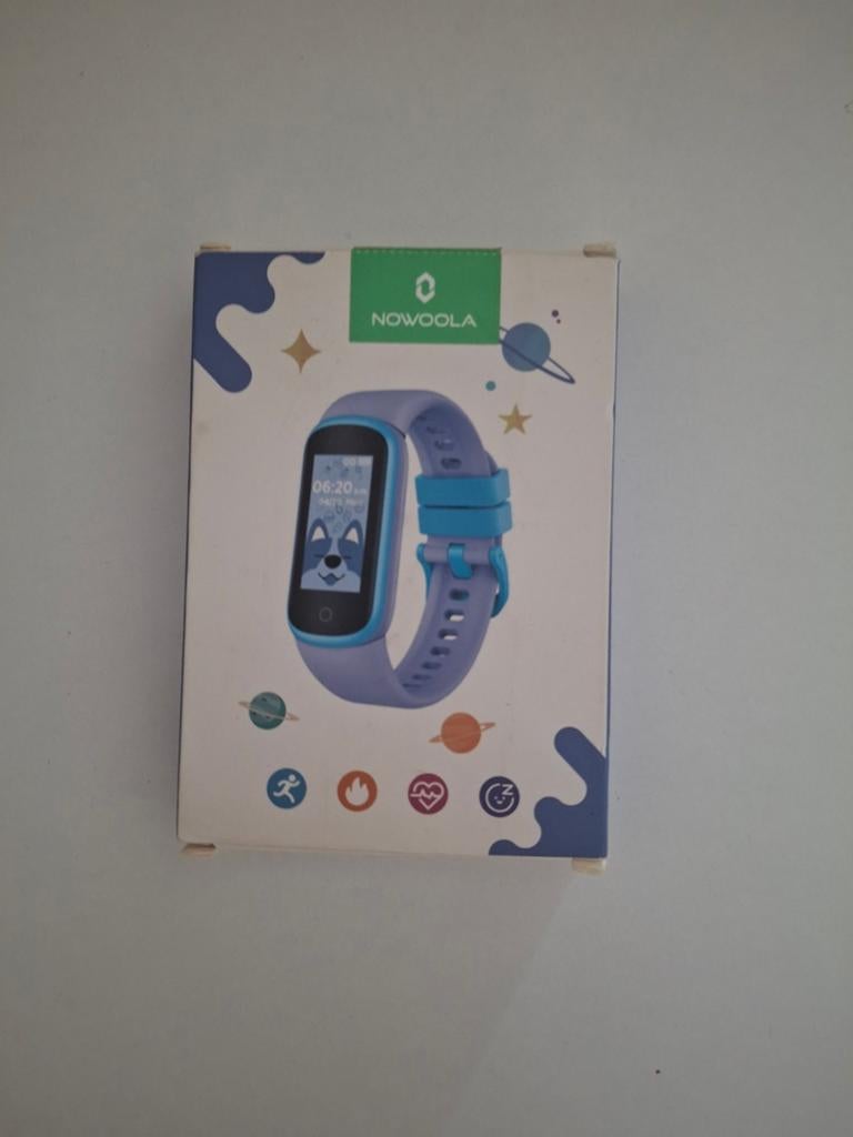 NOWOOLA Smartwatch met stappenteller en hartslagmeter, Sieraden, Tassen en Uiterlijk, Sporthorloges, Blauw, NOWOOLA, Nieuw, Ophalen of Verzenden