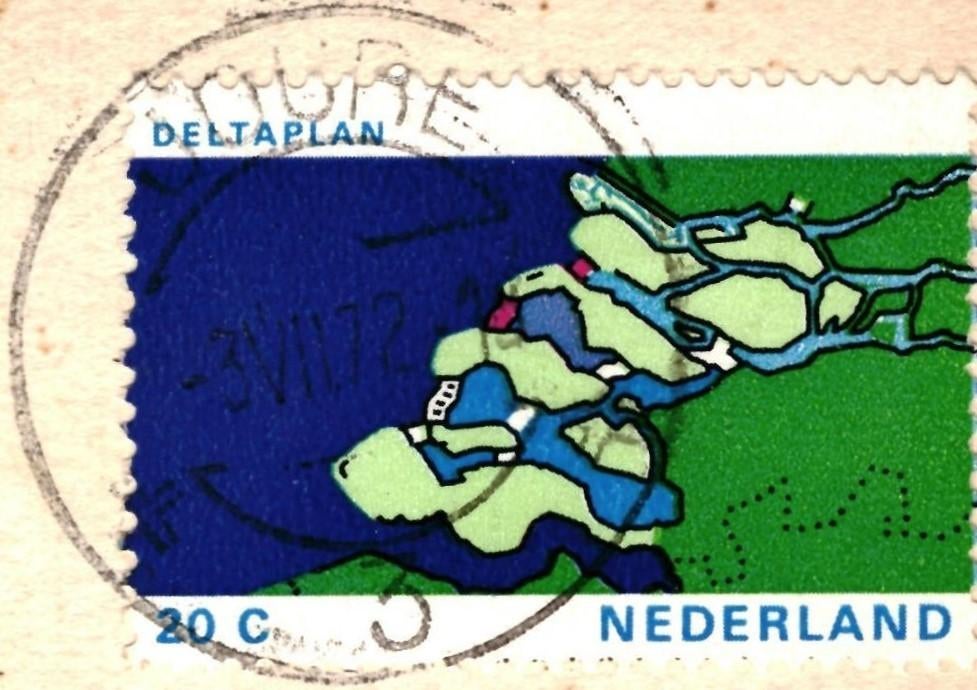 802221 Zeilen in Friesland 1970 1972 Poststempel Joure, Ophalen of Verzenden, 1960 tot 1980, Gelopen, Friesland
