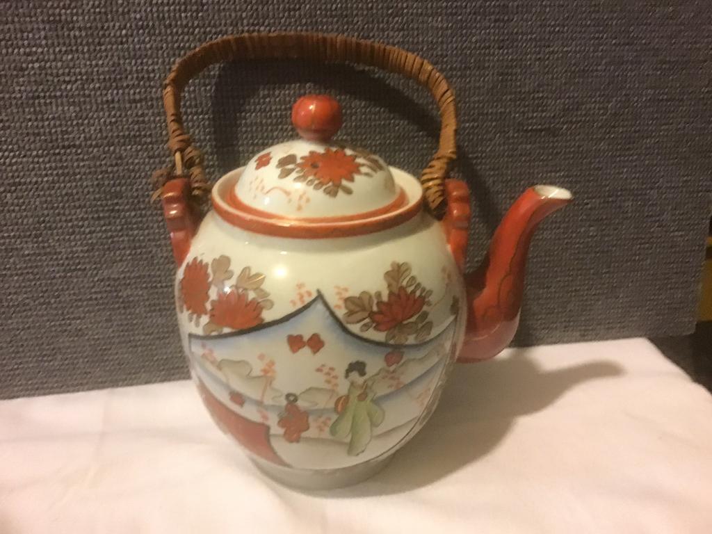 Oude theepot chinese afbeelding, Ophalen of Verzenden