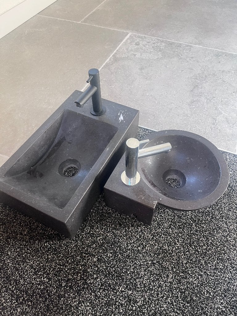 Toilet bakjes, Ophalen, Nieuw, Steen, Wastafel
