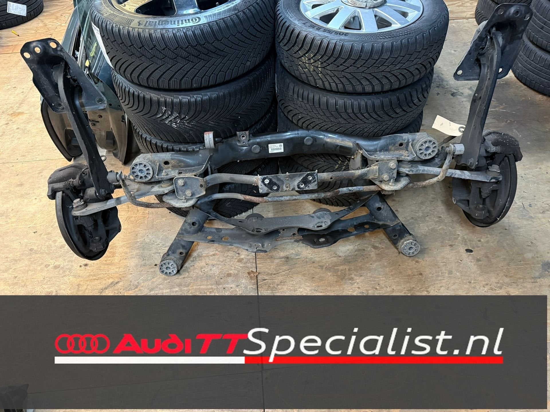 Achteras compleet Audi TT MK2 8J 3.2 V6 Quattro, Ophalen, Gebruikt, -, Audi