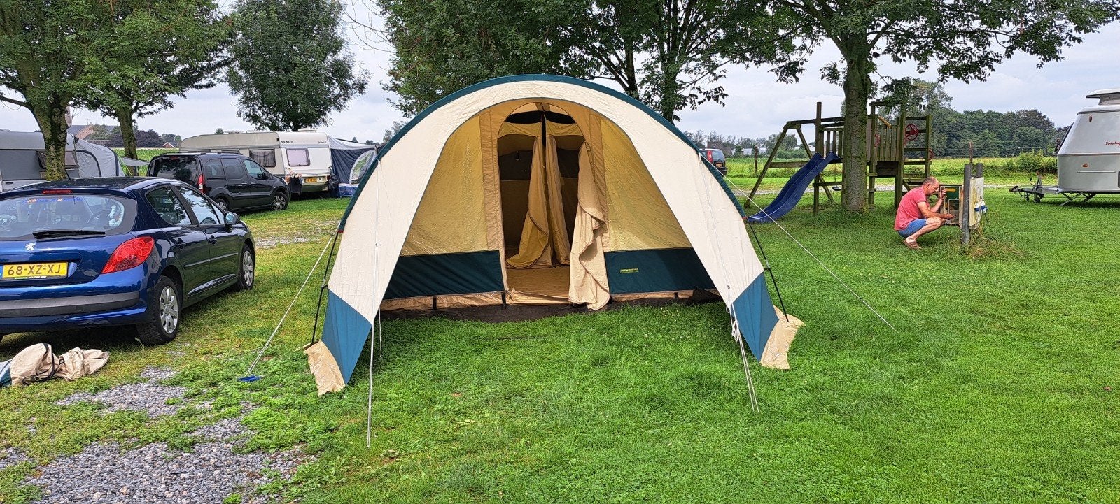 Obelink hypercamp fashion tunneltent 6p, Ophalen, Gebruikt, Tot en met 6
