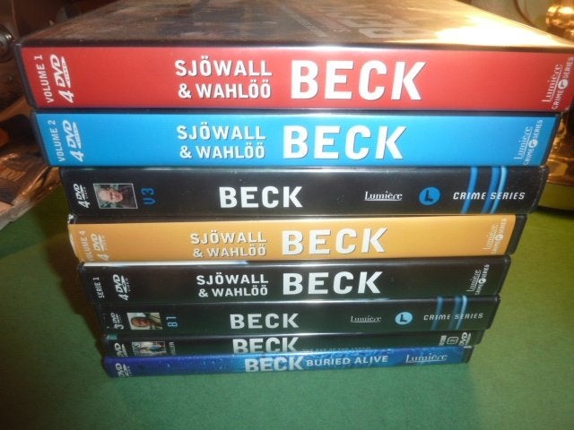 Beck Volume 1,2,3,4 + Seizoen 1 + De boekverfilmingen +nog 2, Cd's en Dvd's, Alle leeftijden, Nederlands, Seizoen 1, Zo goed als nieuw