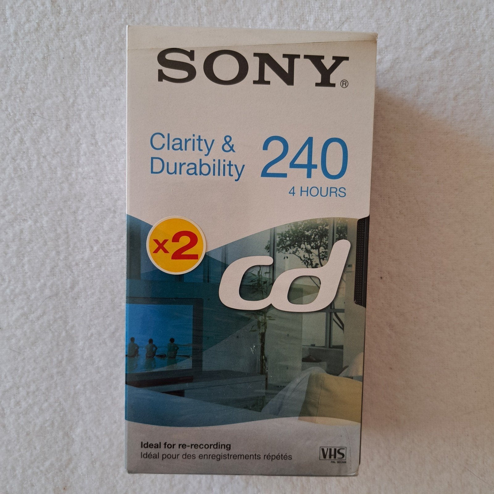 Sony VHS videobanden 240 minuten (2 stuks), Ophalen of Verzenden, Nieuw in verpakking, VHS