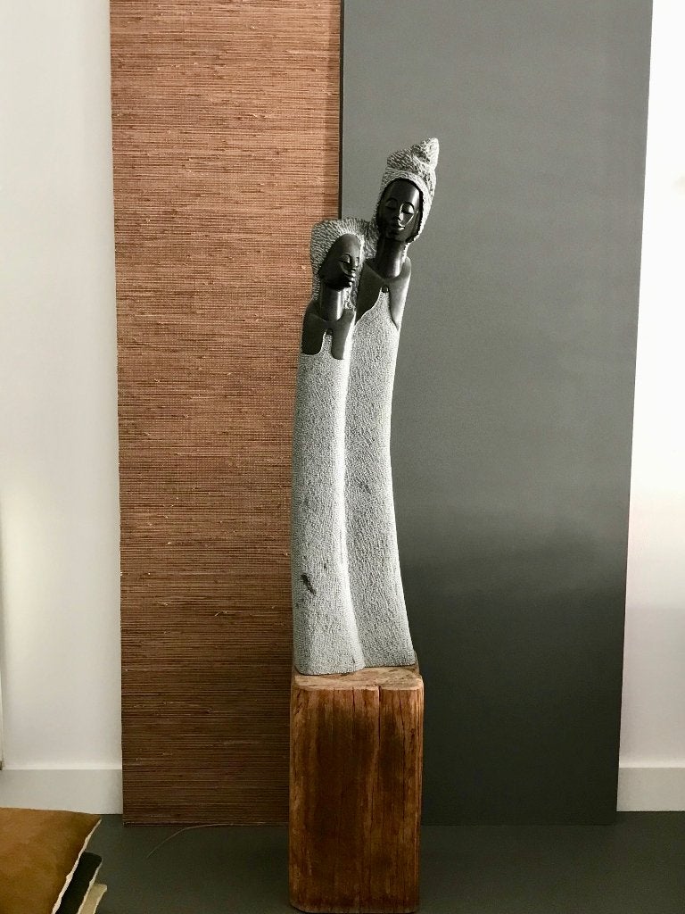Springstone Beeld | Sculptuur | Tuinbeeld | Natuursteen Art, Ophalen, Handgemaakt, Beeld, Abstract