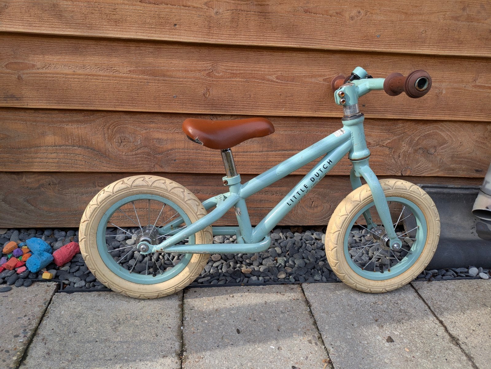Little Dutch Loopfiets mintgroen, Kinderen en Baby's, Speelgoed | Buiten | Voertuigen en Loopfietsen, Ophalen, Gebruikt, Loopfiets