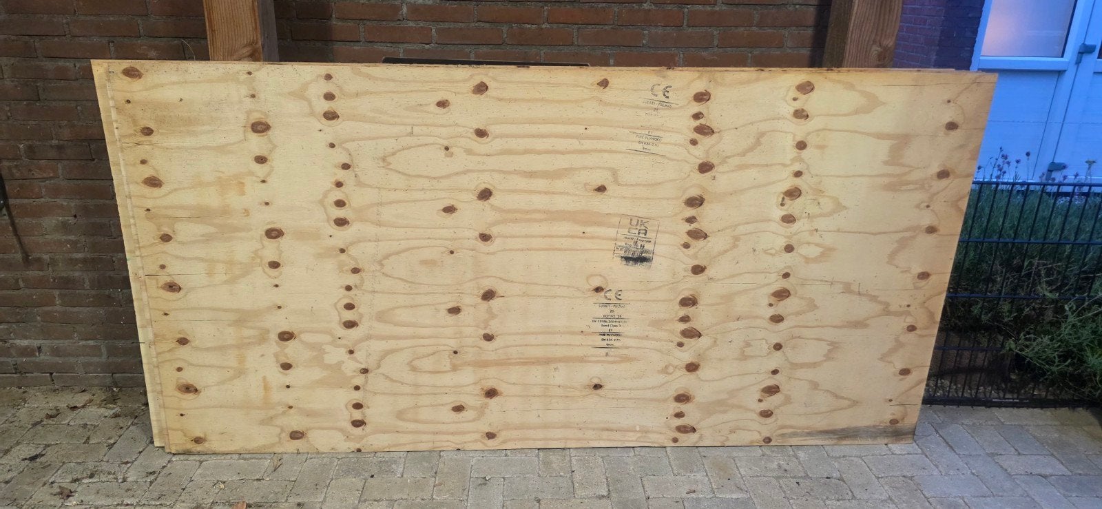 4 Nieuwe Underlayment Platen 9mm dik, 122x244 cm, Ophalen
