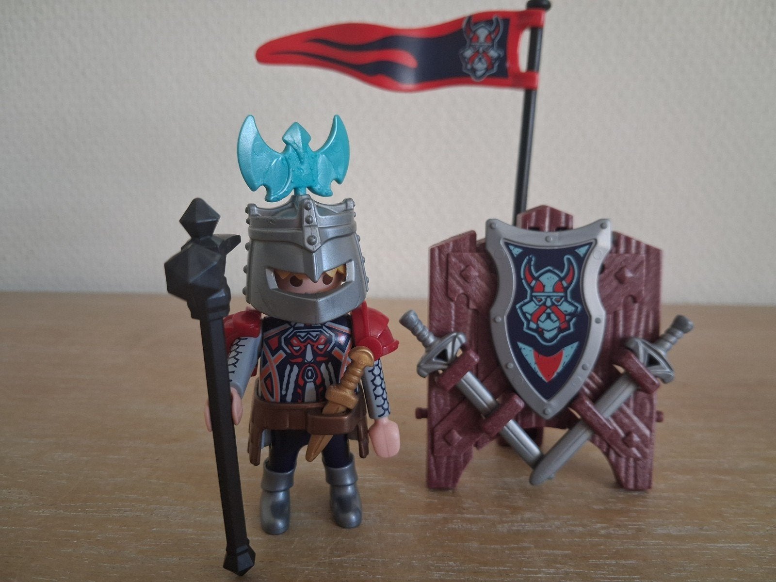 playmobil dwergridder met wapenstandaard set 70378, Complete set, Ophalen of Verzenden, Zo goed als nieuw, Knights