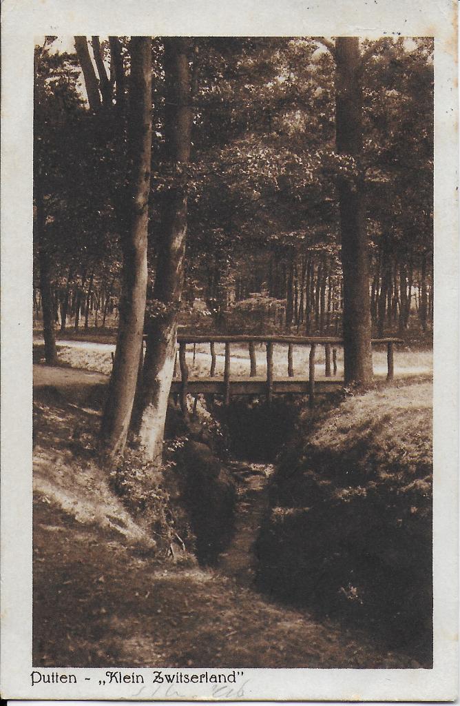 Putten klein zwitserland oude gelopen ansichtkaart ( 1776 ), Verzamelen, Ansichtkaarten | Nederland, Ophalen of Verzenden, 1960 tot 1980