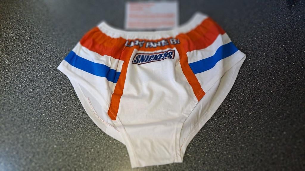 Vintage Snickers Lucky Pants - Nieuw, Verzamelen, Gebruiksvoorwerp, Nieuw, Mars, Incorporated, Ophalen of Verzenden