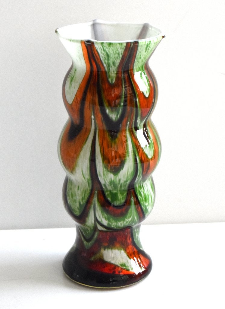 Prachtig Opaline Florance vaasje, jaren 60, in prima staat, Antiek en Kunst, Ophalen of Verzenden