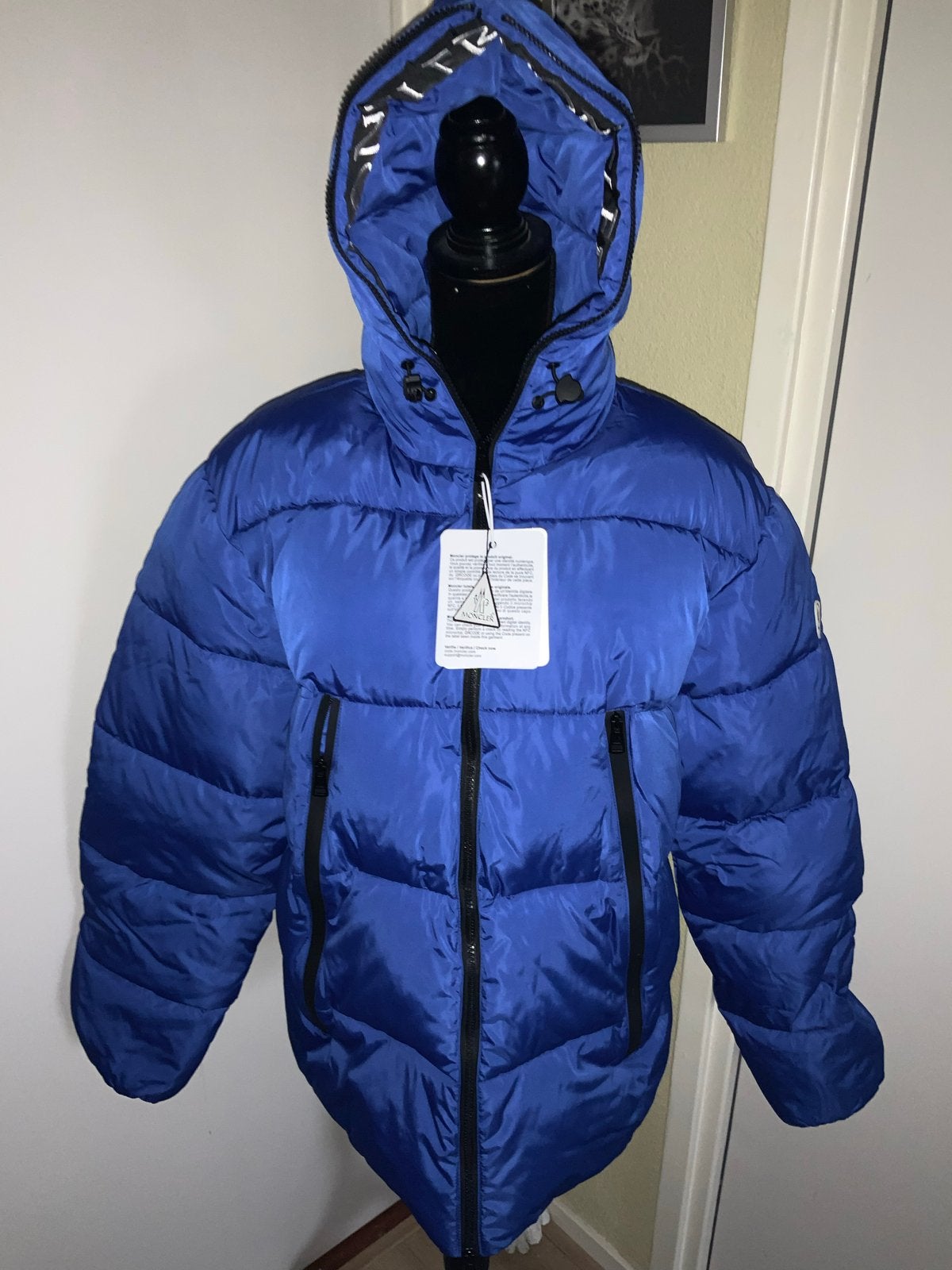 Moncler Maya Heren Donsjack - Blauw - Maat XXL nieuw, Ophalen of Verzenden, Nieuw, Overige maten, Blauw