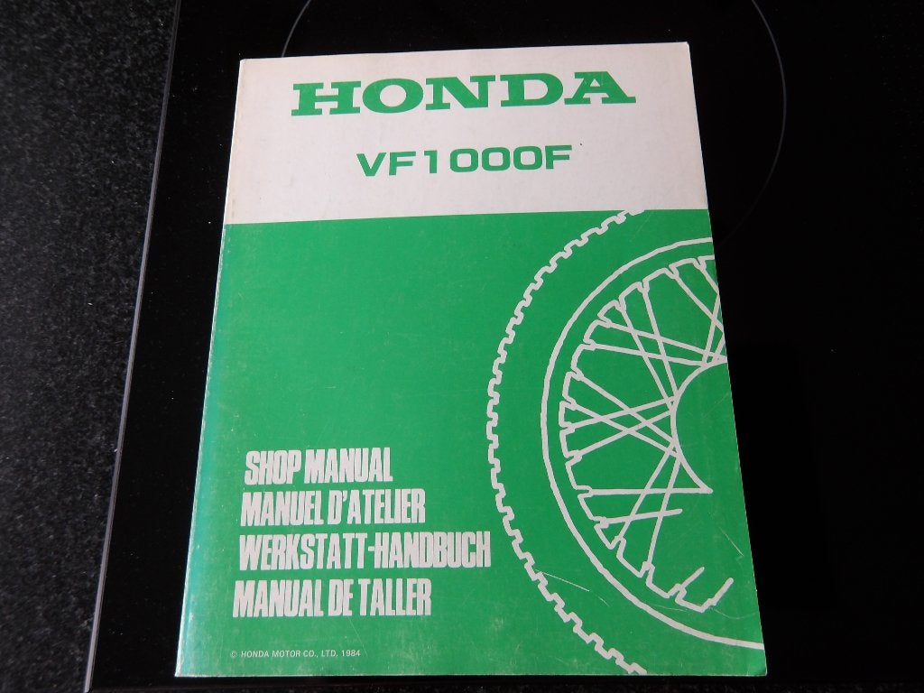 Honda VF1000F Werkplaatshandboek - Origineel 1984, Verzenden, Honda