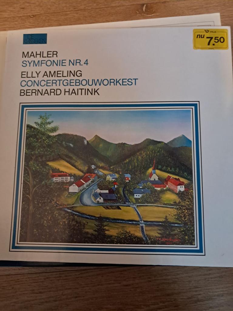 LP Vinyl Mahler Symfonie nr 4, Cd's en Dvd's, Vinyl | Klassiek, Ophalen