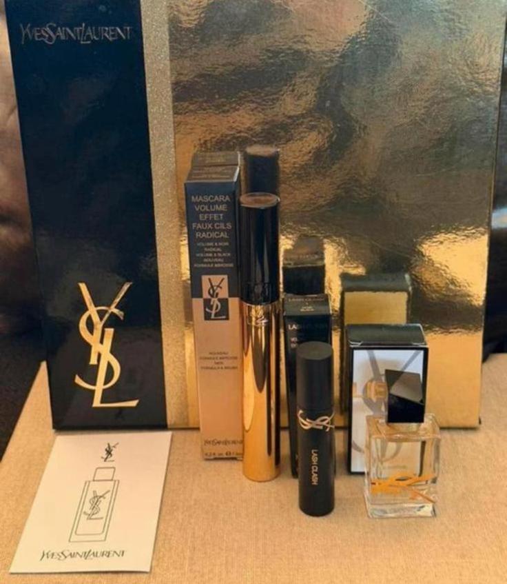 YSL cadeau set,full size mascara,mini + miniatuur Libre  edp, Ogen, Zwart, Nieuw, Ophalen of Verzenden