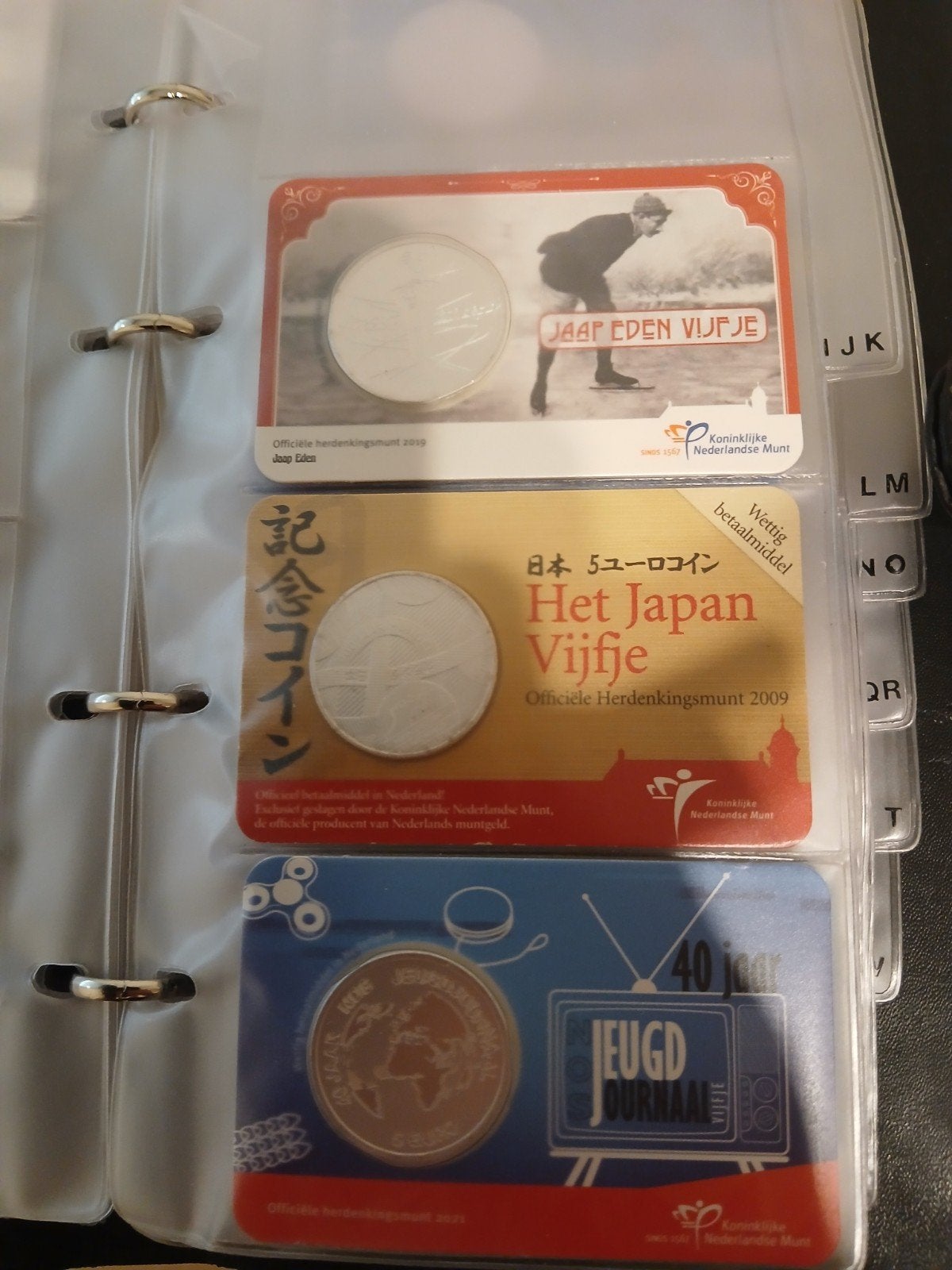 29 zwaar verzilverde 5 euro munten in coincard, Ophalen of Verzenden, Koningin Beatrix, Euro's, Setje
