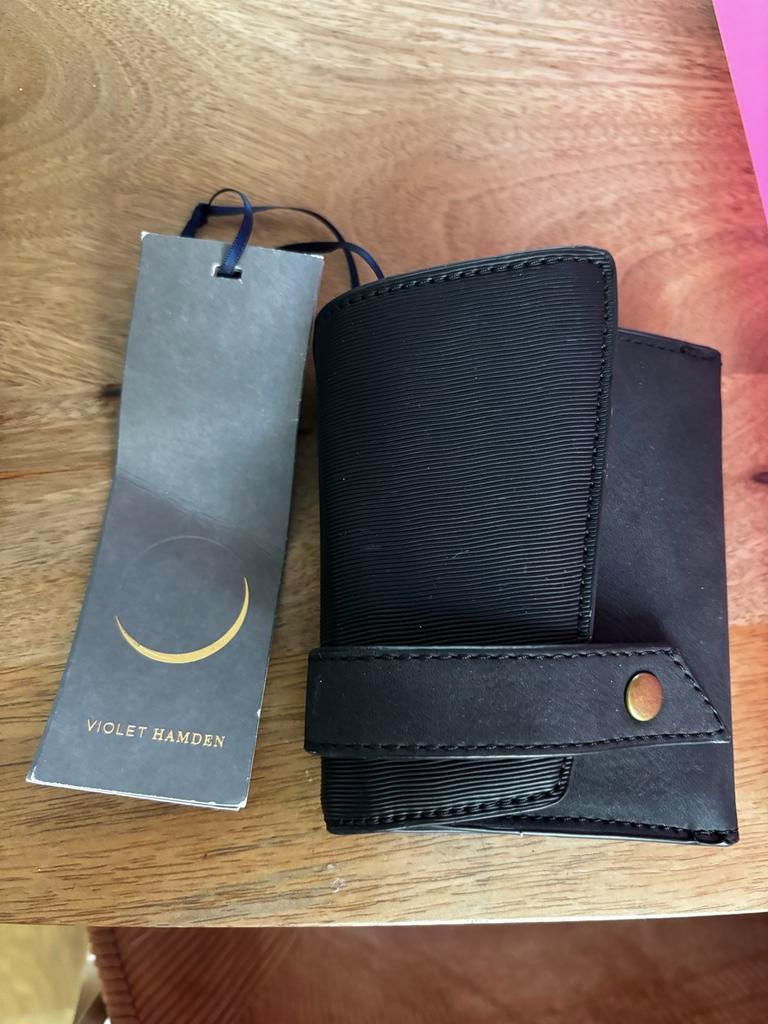 Nieuwe Violet Hamden portemonnee - Zwart, Sieraden, Tassen en Uiterlijk, Zwart, Nieuw, Met knipsluiting, Ophalen
