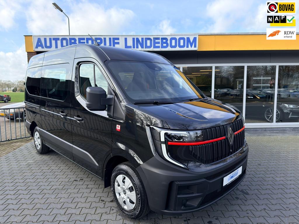 Renault MASTER Luxe Rolstoelbus Nieuw! L2H2, 4 cilinders, 150 pk, Renault, Leder en Stof