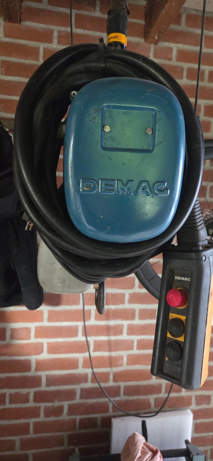 Demag pk1 125kg elektrische takel, Ophalen of Verzenden, Gebruikt