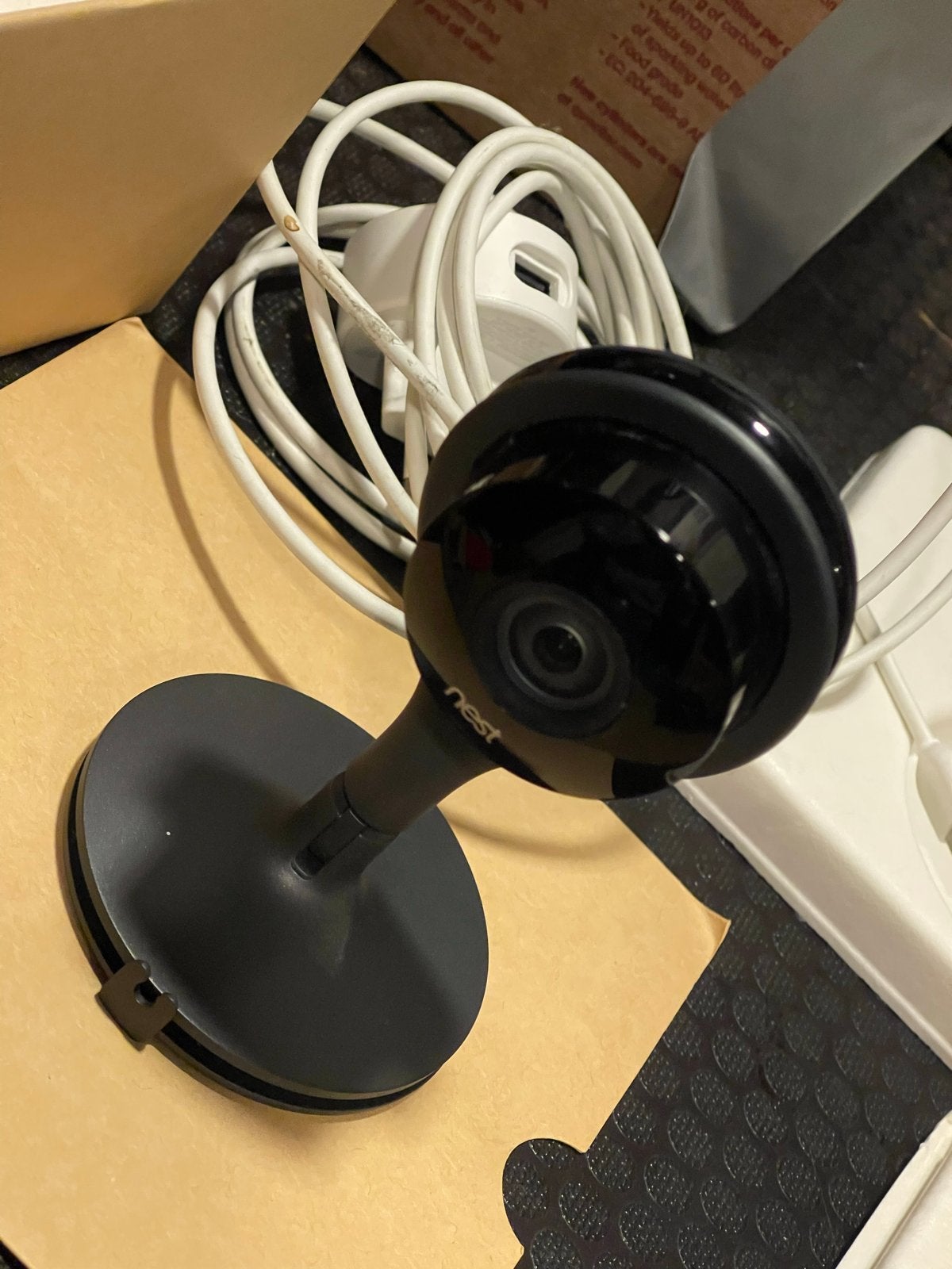 Google Nest Cam Indoor - Beveiligingscamera, Ophalen of Verzenden, Zo goed als nieuw, Binnencamera