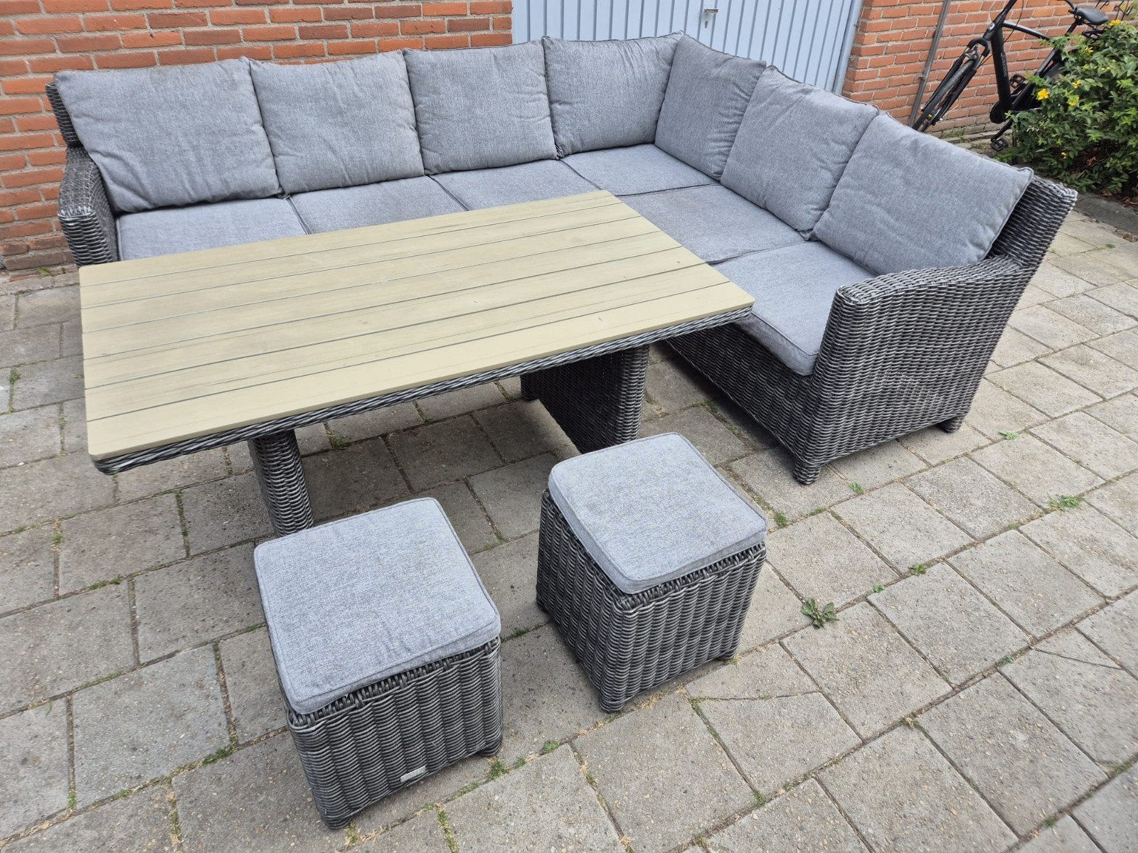 Dining Loungeset Garden Impressions (bezorging mogelijk), Tuin en Terras, Tuinsets en Loungesets, Gebruikt, Bank, Ophalen of Verzenden