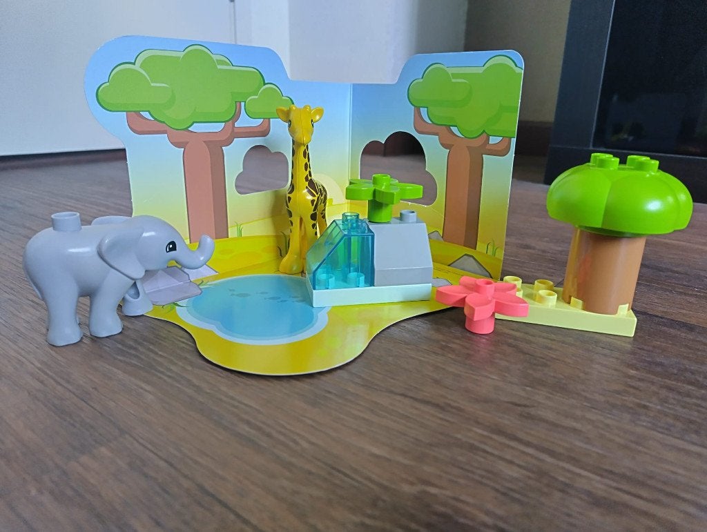 Duplo Wilde dieren van Afrika, Kinderen en Baby's, Compleet, Overige thema's, Ophalen of Verzenden, Zo goed als nieuw