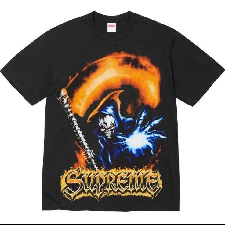 Supreme Grim Reaper Tee Size XXL - Black SS26, Zwart, Nieuw, Overige maten, Ophalen of Verzenden