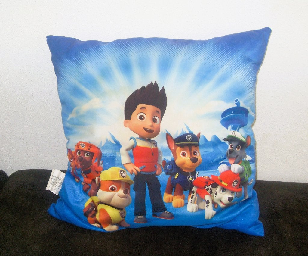 Paw Patrol Kussen / kussentje kinderkamer / kids, Kinderen en Baby's, Meerkleurig, Ophalen of Verzenden, Zo goed als nieuw, Kleed of Kussen