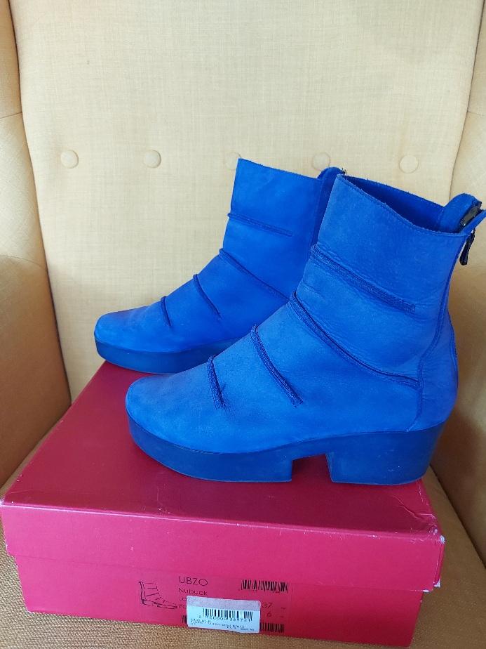 ARCHE UBZO Nubuck schoenen. Blauw. Maat 37., Kleding | Dames, Schoenen, Zo goed als nieuw, Overige typen, Blauw, Ophalen of Verzenden