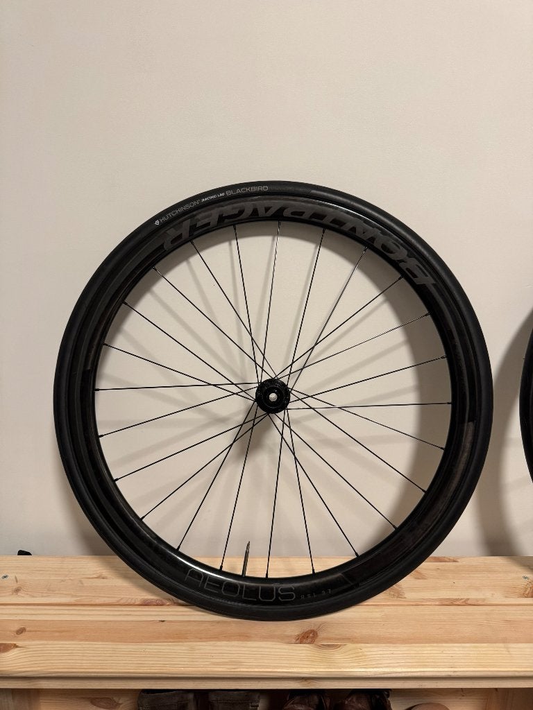 Bontrager RSL 37 carbon race wielset, Fietsen en Brommers, Fietsonderdelen, Zo goed als nieuw, Trek / Bontrager, Racefiets, Carbon