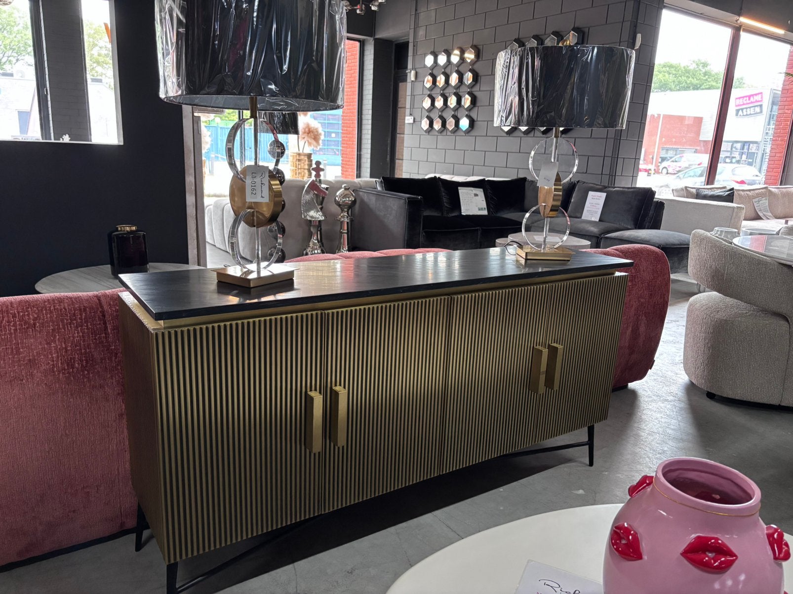 Ironville dressoir 160 cm Richmond Interiors, Ophalen of Verzenden