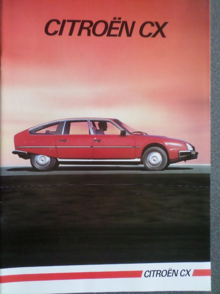 Citroën CX 1985 Brochure, Ophalen of Verzenden, Zo goed als nieuw, Citroën